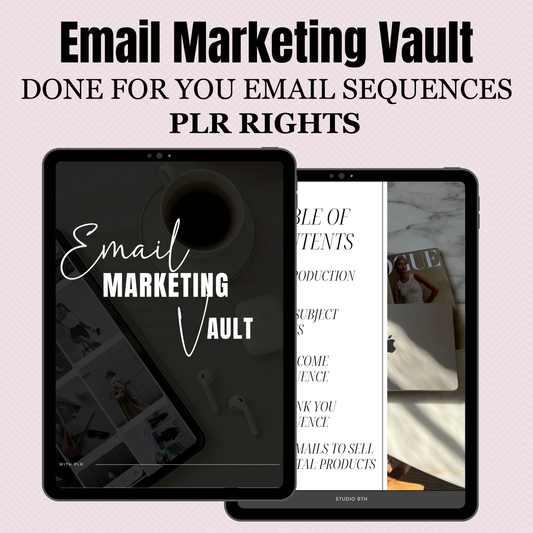Email Marketing Vault Ebook | PLR