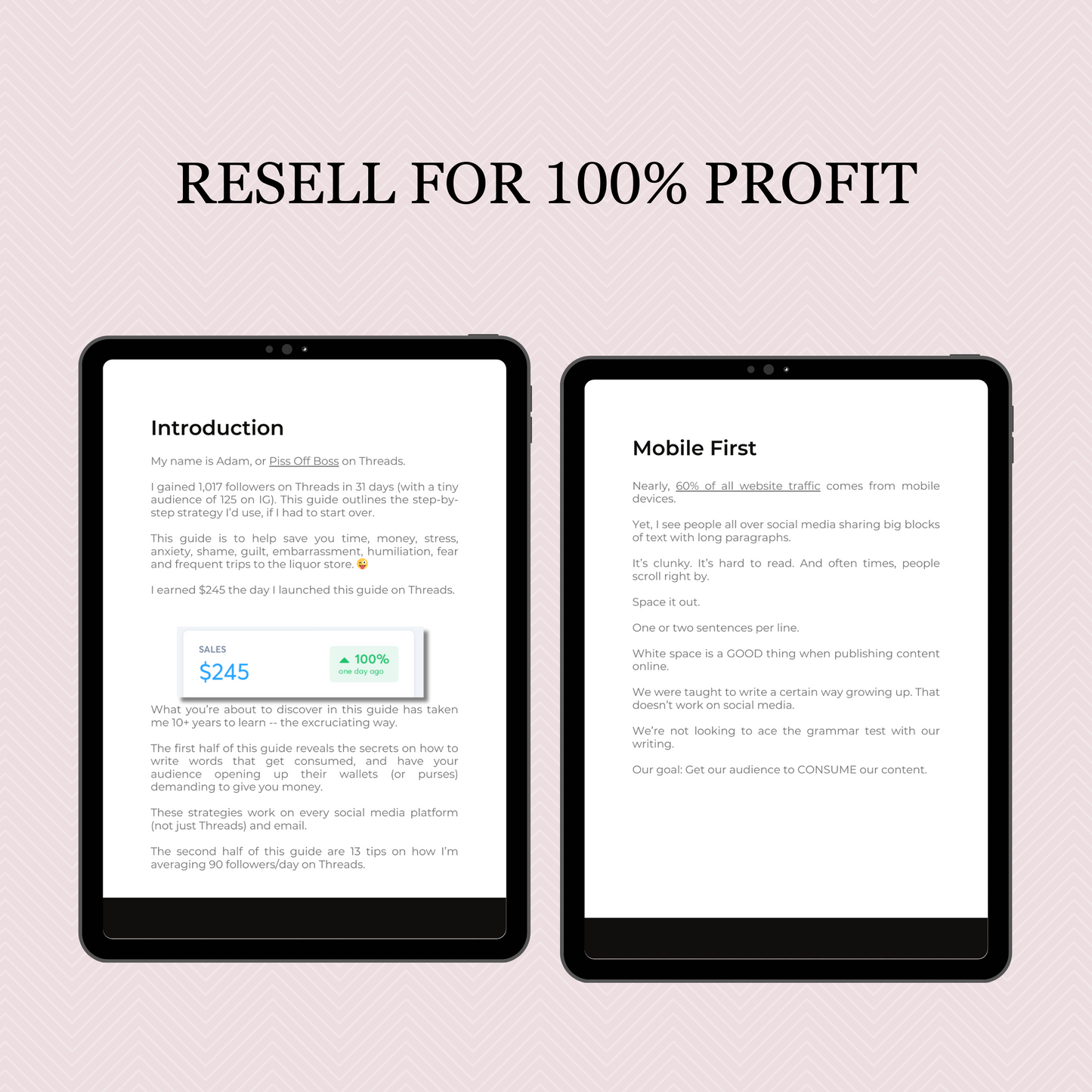 Threads Unleashed Guide | MRR Master Resell Rights