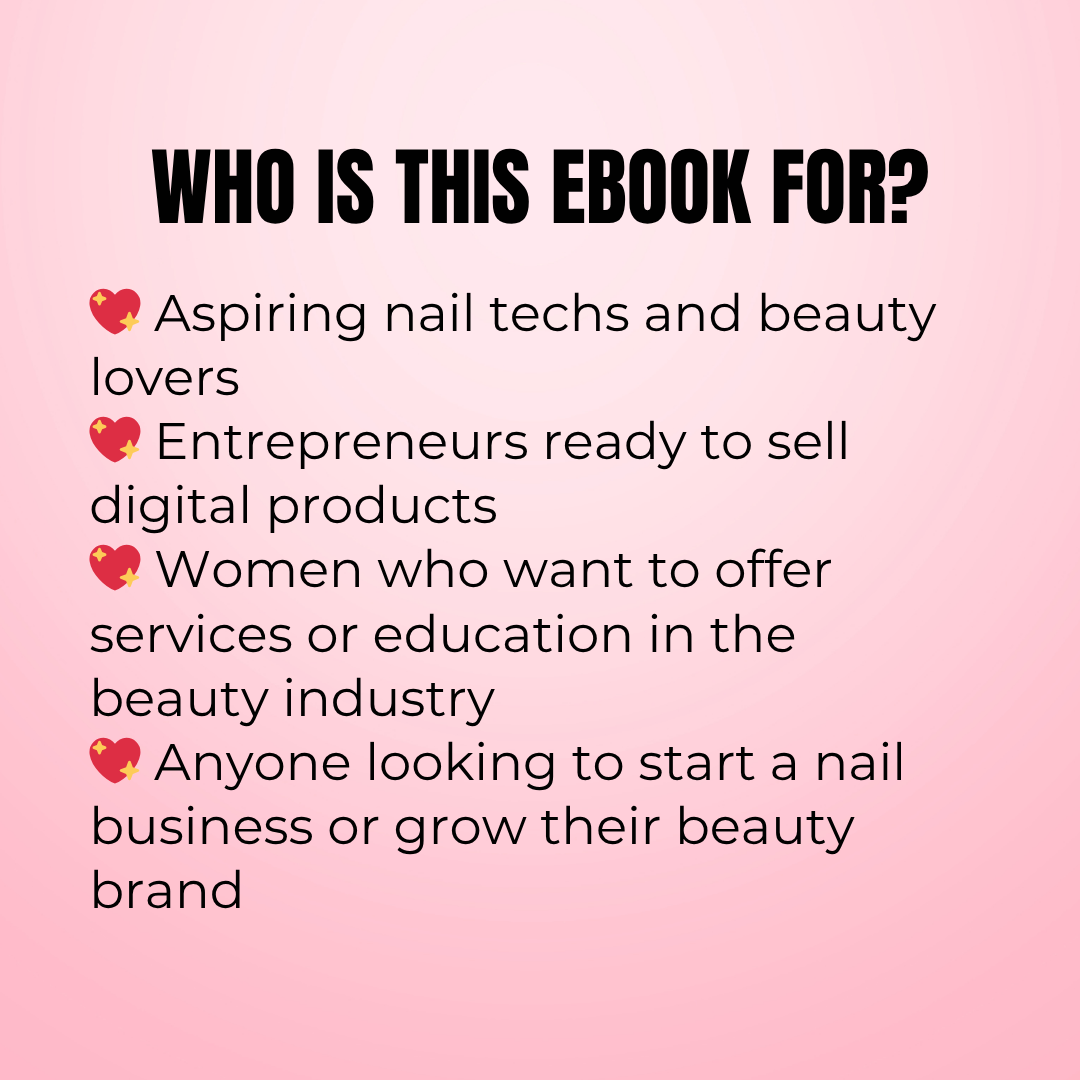 Build A 6 Figure Nail Business Ebook PLR | MRR