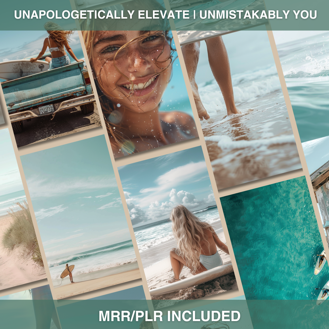 Coastal Dream MRR PLR | Lifestyle AI Image Pack
