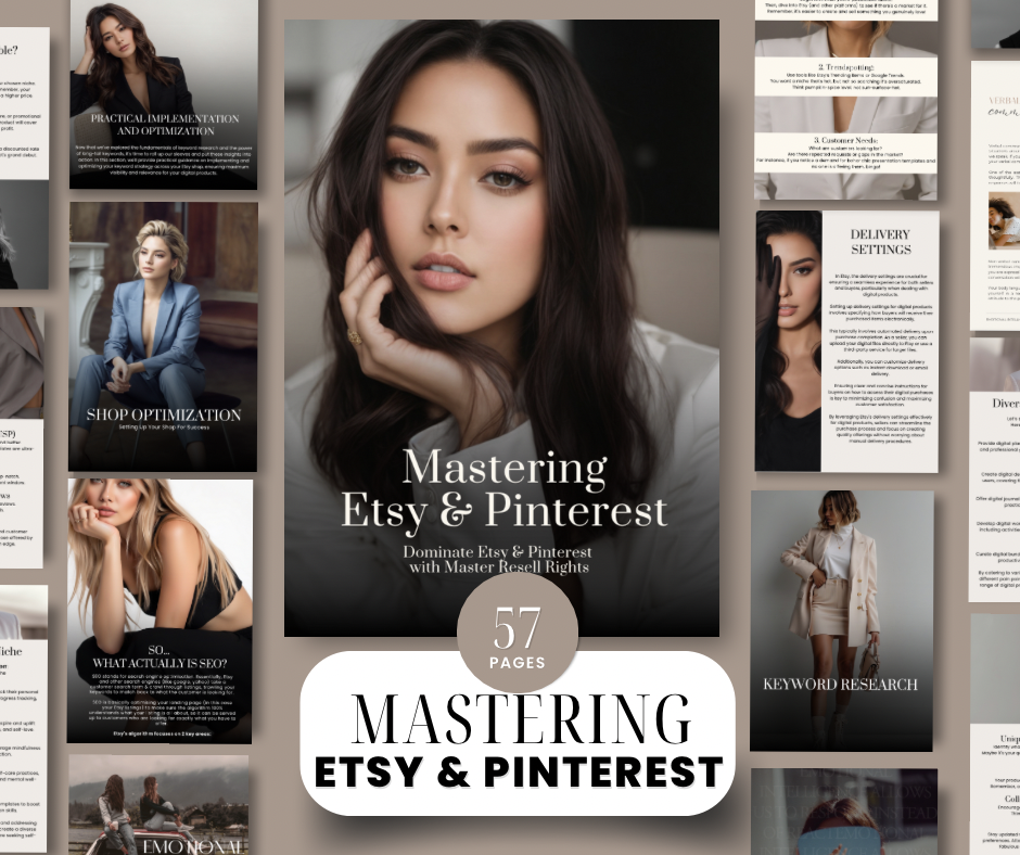 Mastering Etsy & Pinterest | MRR\PLR