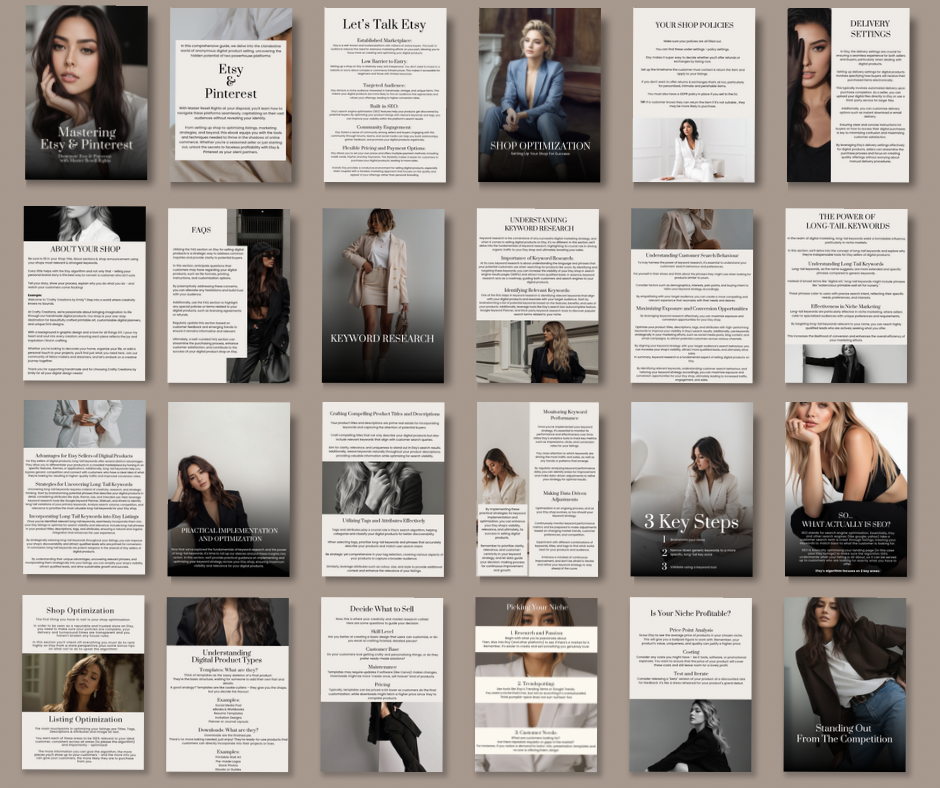 Mastering Etsy & Pinterest | MRR\PLR