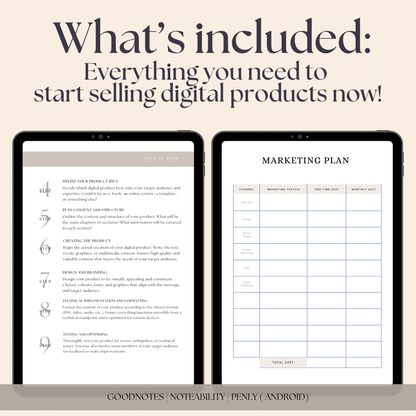 Digital Product Planner Bundle