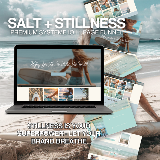 Salt & Stillness Systeme.io Funnel | Done For You Funnels