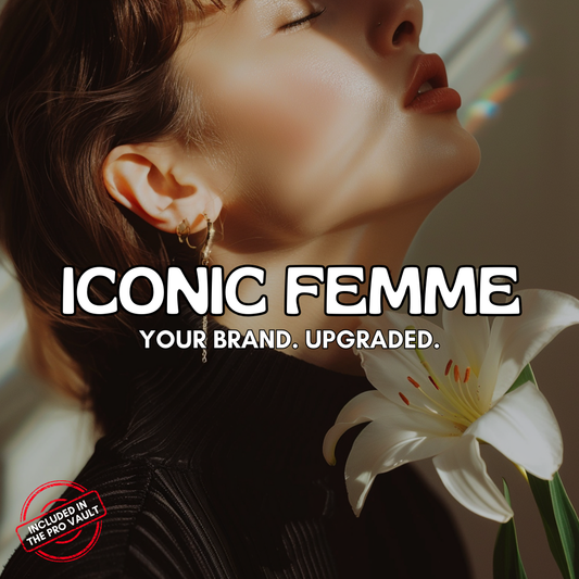 Iconic Femme AI Image Vault Look Premium MRR