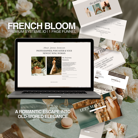 French Bloom Systeme.io Funnel | Done For You Funnels