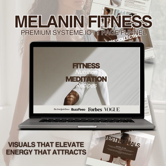 Melanin Fitness Systeme.io Funnel | Done For You Funnels