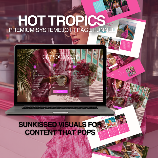 Hot Tropics Systeme.io Funnel | Done For You Funnels