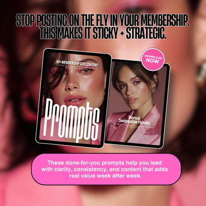 50+ Content Prompts for Membership Sites & Communities