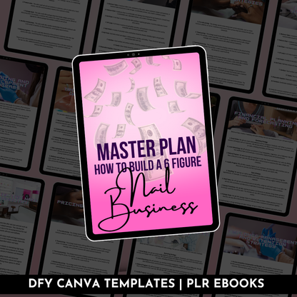 Build A 6 Figure Nail Business Ebook PLR | MRR
