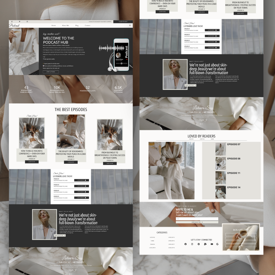 The Minimal CEO Podcast Systeme.io Funnel | Done For You Funnels