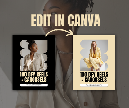 100 DFY Reels & Carousels | PLR