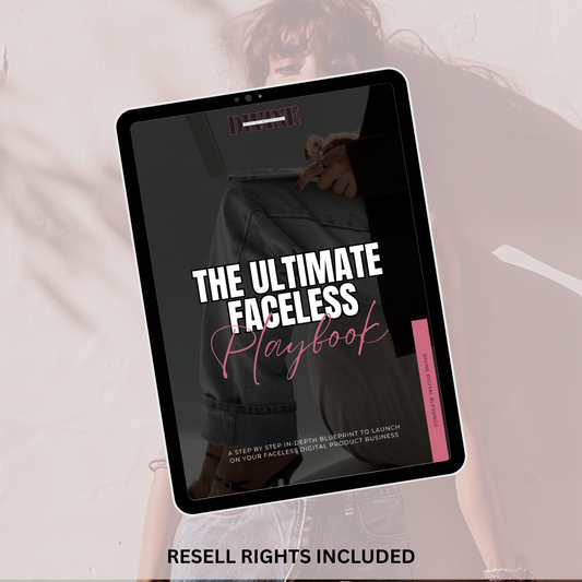 Ultimate Faceless Playbook Ebook | MRR PLR
