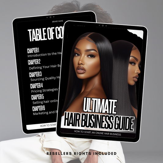 Ultimate Hair Business Guide – With Vendors & PLR Rights