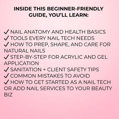 Build A 6 Figure Nail Business Ebook PLR | MRR