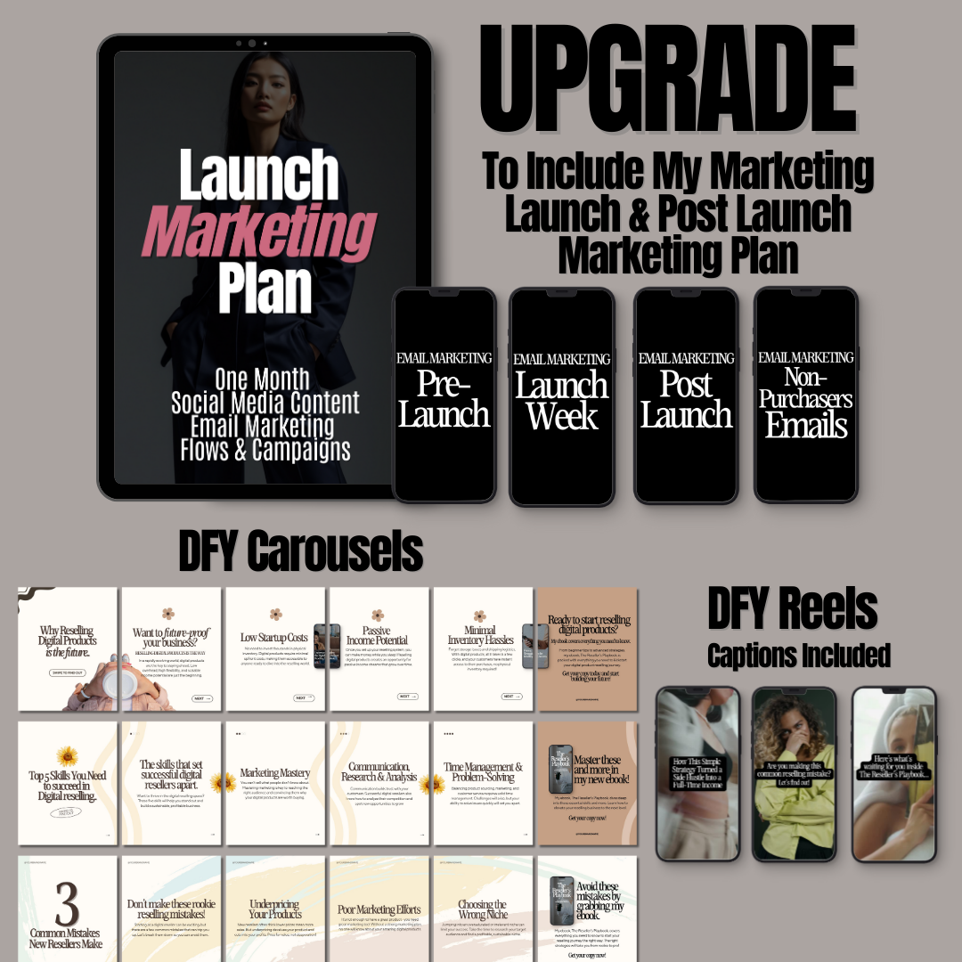 The Resellers Playbook + Launch Guide | MRR PLR