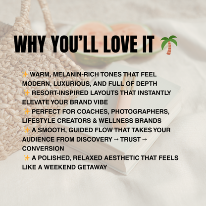 Melanin Tropics Systeme.io Funnel | Done For You Funnels