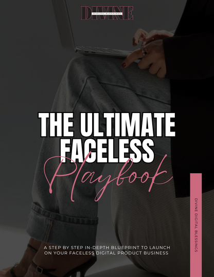 Ultimate Faceless Playbook Ebook | MRR PLR