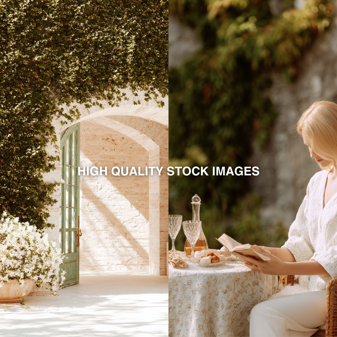 French Bloom MRR PLR | 100+ Luxe AI Stock Images