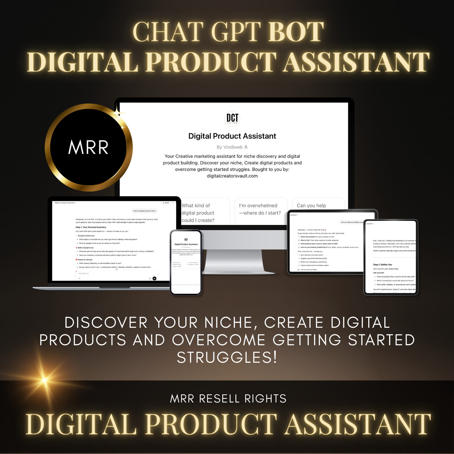 Chat GPT BOT - Digital Product Assistant | MRR