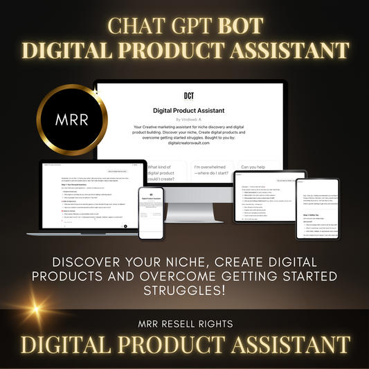 Chat GPT BOT - Digital Product Assistant | MRR