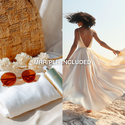 Melanin Tropics MRR PLR | 150+ AI Stock Images