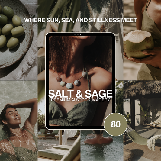 Salt & Sage MRR PLR | AI Stock Image