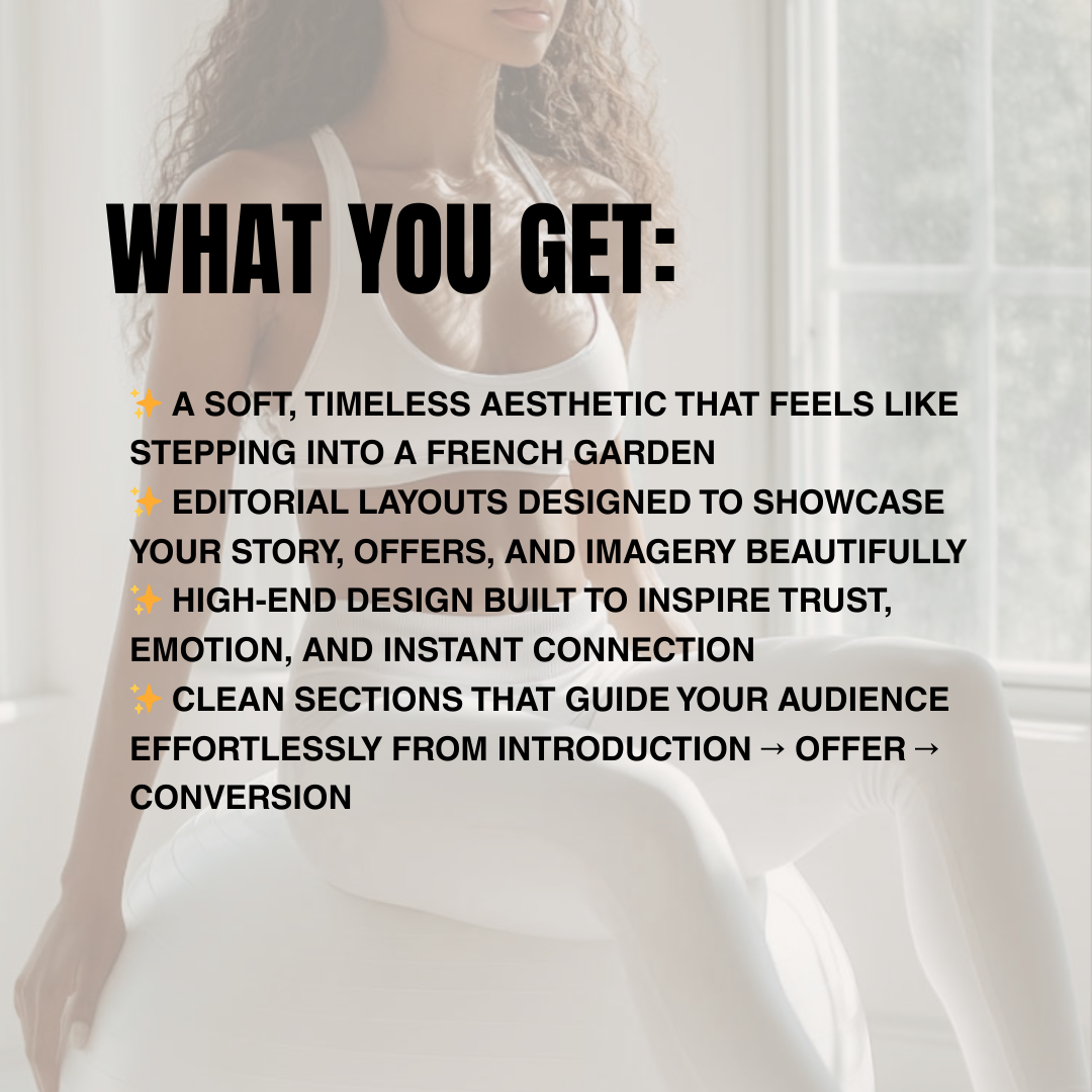 Melanin Fitness Systeme.io Funnel | Done For You Funnels